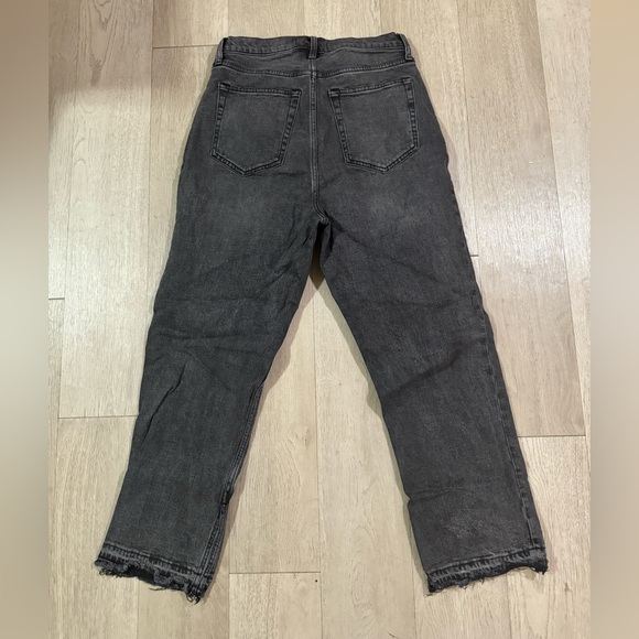 Abercrombie & Fitch Curve Love Ultra High Rise Ankle Straight Size 31/12 - Picture 6 of 7